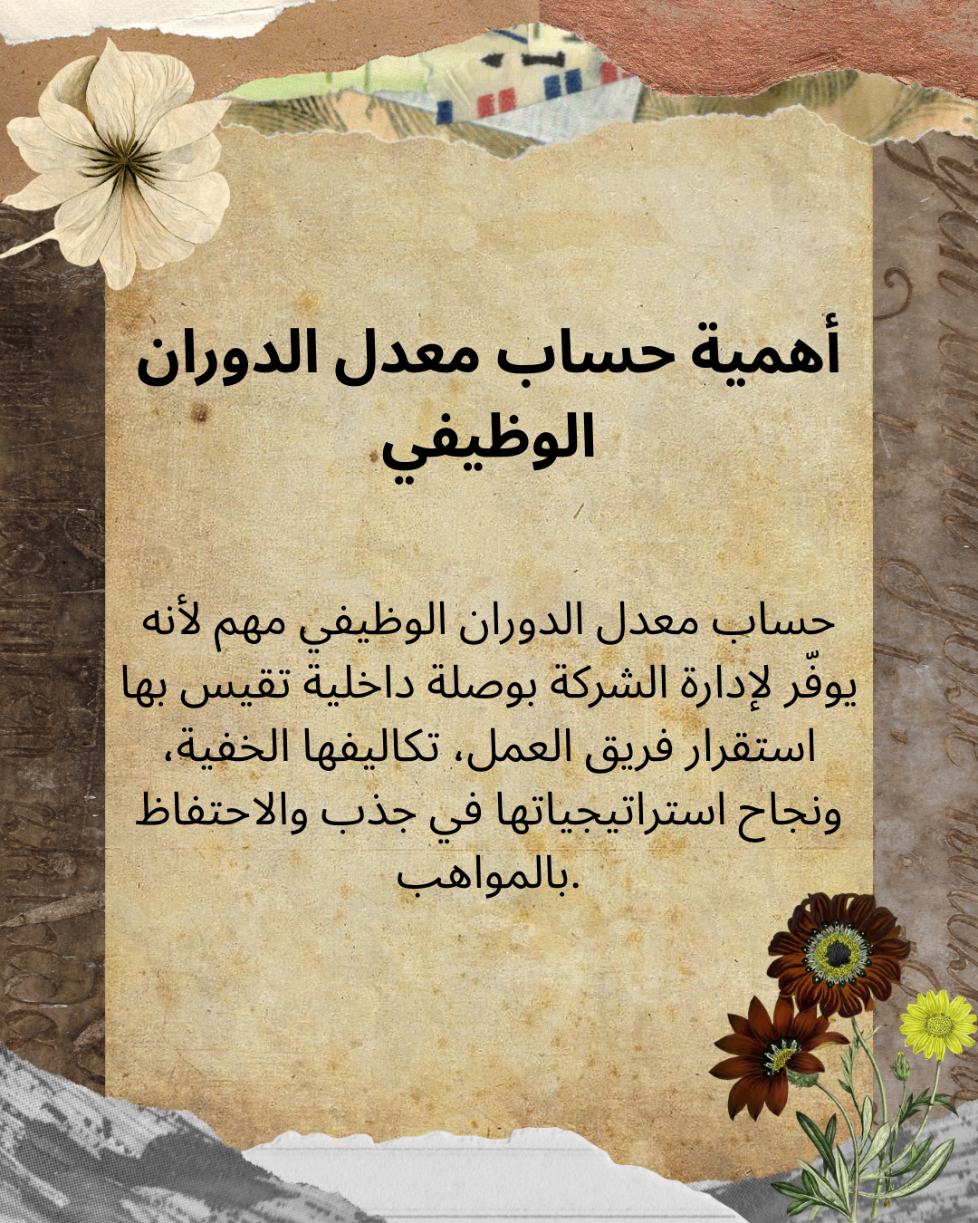 أهمية حساب معدل الدوران الوظيفي